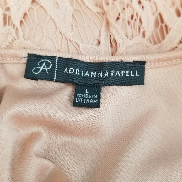 Adrianna Papell Lace Overlay Blouse - Picture 4 of 8